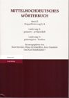 Mittelhochdeutsches Wörterbuch. Band 2 / Doppellieferung 3/4