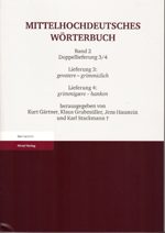 Mittelhochdeutsches Wörterbuch. Band 2 / Doppellieferung 3/4