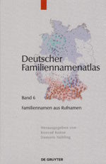 Deutscher Familiennamenatlas, .6, Familiennamen aus Rufnamen